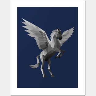 Grey Pegasus Posters and Art